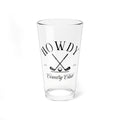 Howdy Country Club 16oz Glass