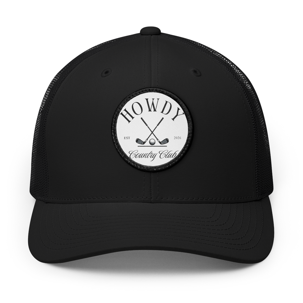 Howdy Country Club Patch Logo Hat