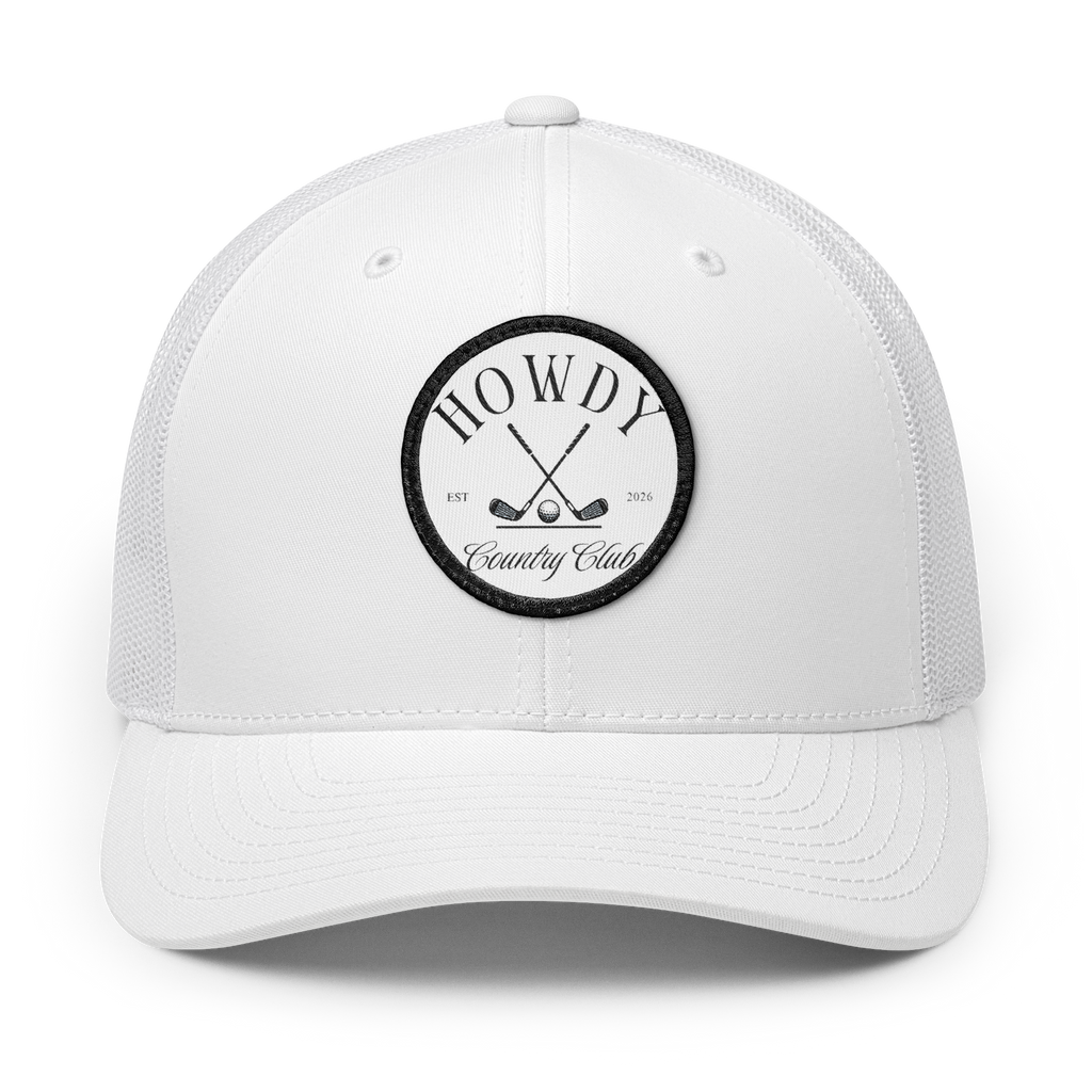 Howdy Country Club Patch Logo Hat
